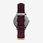 Timex Womens Purple Leather Strap Watch Tw2u96300jt