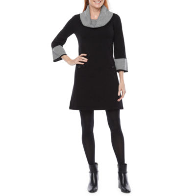 jcpenney black sweater dress