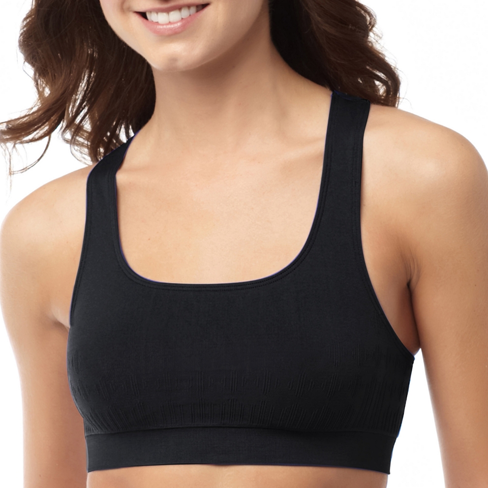 Barely There CustomFlex Fit Active Wirefree Bra   4076, Black