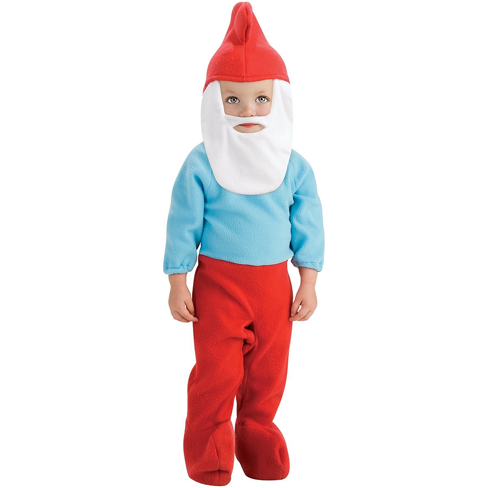 The Smurfs Papa Smurf Infant/Toddler Costume, Red/Blue, Boys