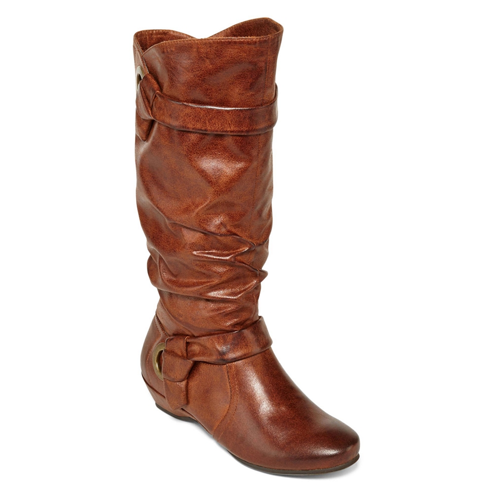 Yuu Seldom Slouch Boots, Auburn, Womens