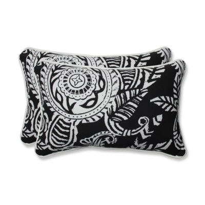 Pillow Perfect Addie Rectangular Outdoor Pillow Set Of 2 Color