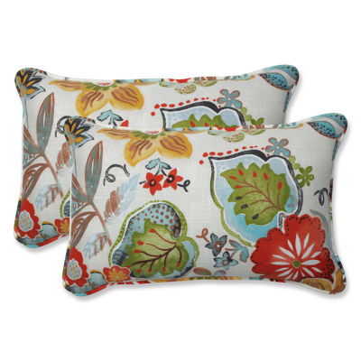 Pillow Perfect Alatriste Rectangular Outdoor Pillow Set Of 2