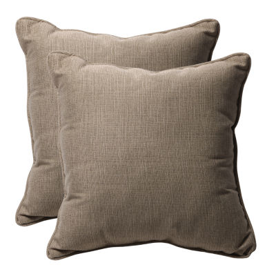 Pillow Perfect Monti Square Outdoor Pillow Set Of 2 Color