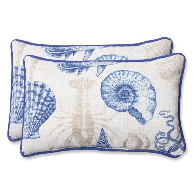 Pillow Perfect Sealife Rectangular Outdoor Pillow Set Of 2 Color