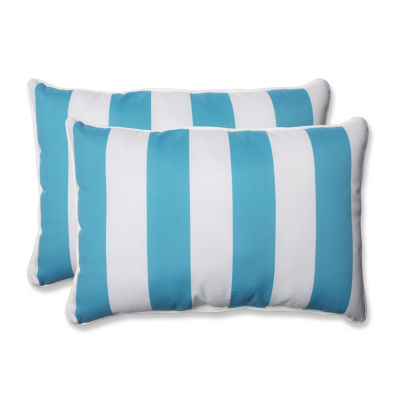 Pillow Perfect Stripe Rectangular Outdoor Pillow Set Of 2 Color