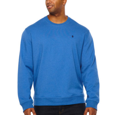 izod sweatshirt fleece crew neck