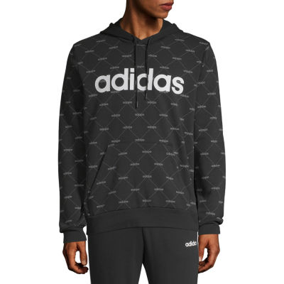 adidas logo on sleeve hoodie