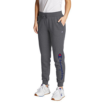 49+ Womens Heather Cuffed Joggers Front View Background ...