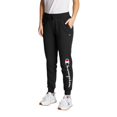 womens black champion joggers