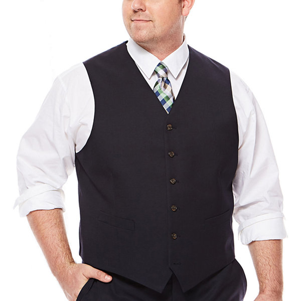 Stafford® Travel Suit Vest - Big & Tall