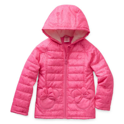 girls pink winter jacket