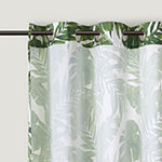 Madison Park Navio Light-Filtering Grommet Top Single Outdoor Curtain Panel
