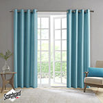 Madison Park Mission 54"W X 108"L Light-Filtering Grommet Top Single Outdoor Curtain Panel