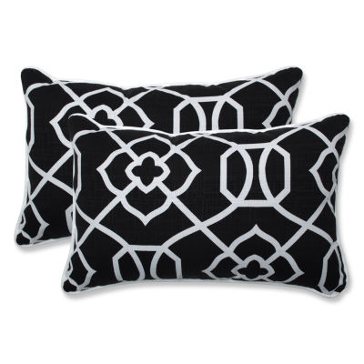 Pillow Perfect Kirkland Rectangular Outdoor Pillow Set Of 2