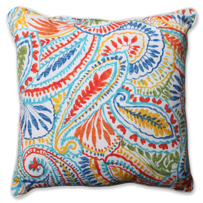 Pillow Perfect Ummi Square Outdoor Floor Pillow Color Multi
