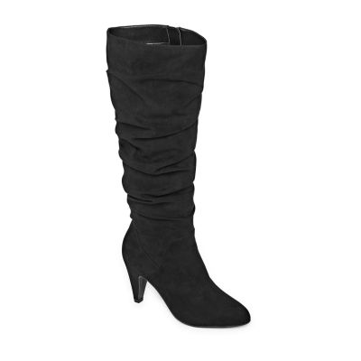 slouch cone heel boots