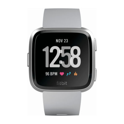 fitbit versa gray silver