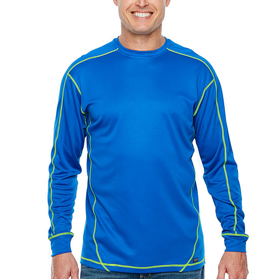 Smith's Workwear Long-Sleeve Performance Tee with Contrast Stitching