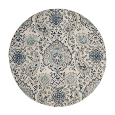 Safavieh Madison Collection Baldric Floral Round Area Rug JCPenney
