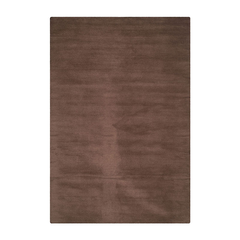 SAFAVIEH Himalaya Rachelle Solid Wool Area Rug Brown 8 x 10
