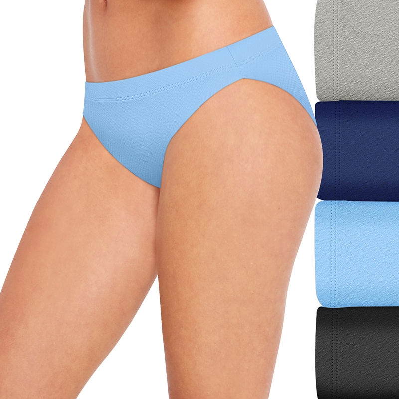 UPC 738994751584 product image for Hanes Ultra Light Breathable 4 Pair Jersey Hipster Panty 42ulbk | upcitemdb.com