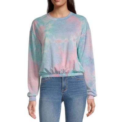 long sleeve tie dye sweatshirt