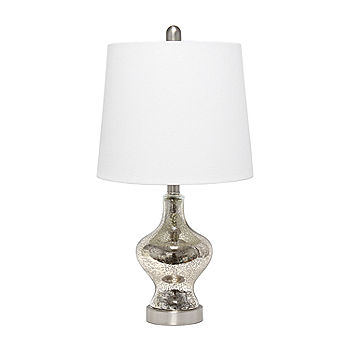 Lalia Home Paseo With White Fabric, Jcpenney Lamp Shades