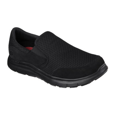 Skechers® McAllen Mens Work Shoes, Color: Black - JCPenney