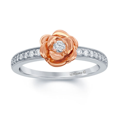 Enchanted Disney Fine Jewelry 1 5 C T T W Genuine Diamond 10k White 10k Rose Gold Over Silver Belle Rose Ring 6 No Color Family On Jcpenney Affiliate Fandom Shop - 10k diamonds roblox