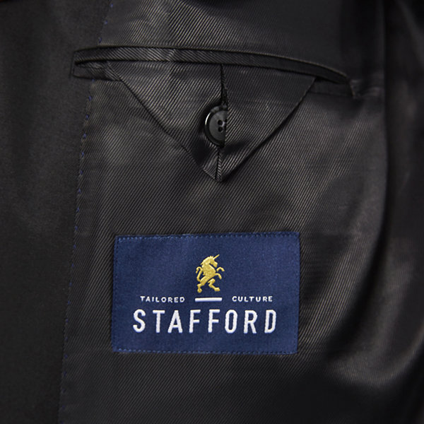 Stafford Travel Wool Blend Stretch Jacket-Portly Fit