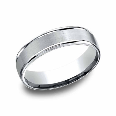 Mens Platinum 6mm Comfort Fit Wedding Band Jcpenney