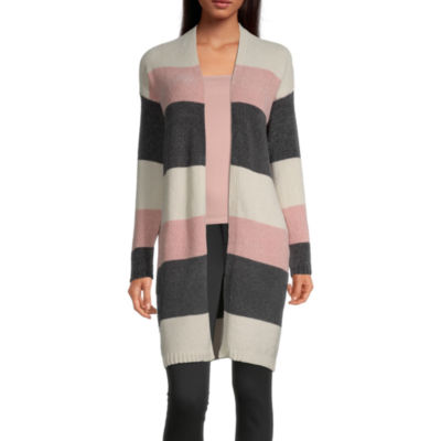 long striped cardigan