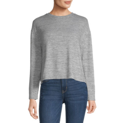 arizona juniors womens crew neck long sleeve sweatshirt