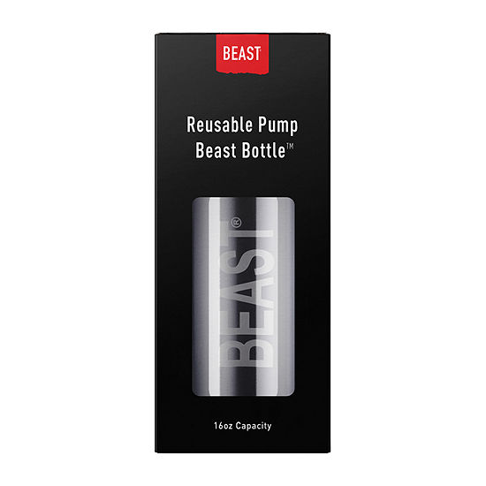 Beast Reusuable & Refillable Aluminium Pump Bottle 16oz