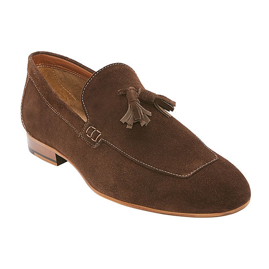 Stafford Mens Digby Ortholite Suede Leather Slip-On Shoe