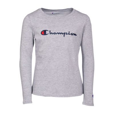 Champion Long Sleeve Crew Neck T-Shirt 