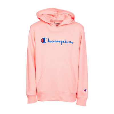 pink champion hoodie girls