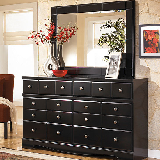 Signature Design By Ashley Shay Dresser And Mirror Color Almost