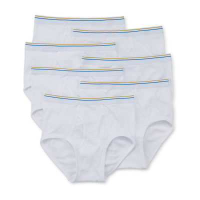 Stafford Dry+Cool 6+1 Pack Full-Cut Briefs, Color: White - JCPenney