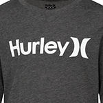 Hurley Big Boys Crew Neck Long Sleeve Graphic T-Shirt