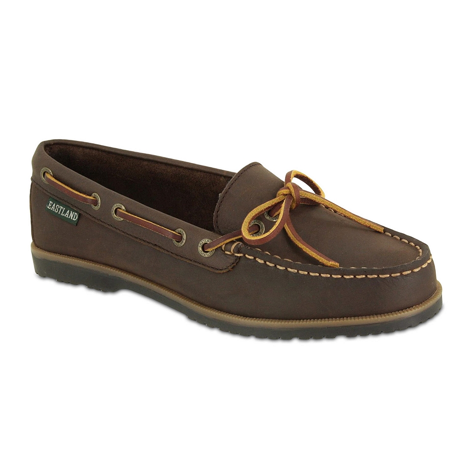 Eastland Springfield Womens Leather Boat Shoes, Brown