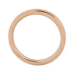 Personally Stackable 18K Rose Gold Over Sterling Silver 3.5mm Square-Edge Ring