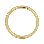 Personally Stackable 18K Yellow Gold Over Sterling Silver 3.5mm Rounded Ring