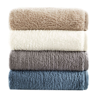 Woolrich Burlington Soild Berber Brushed Blanket JCPenney