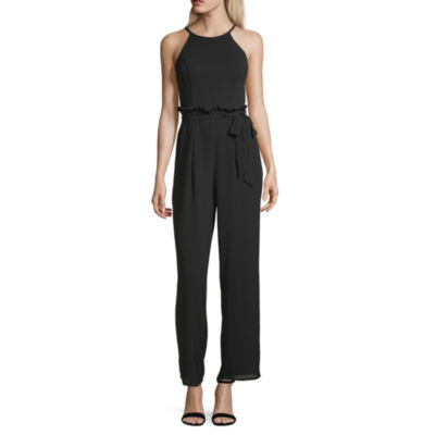 Speechless Sleeveless Jumpsuit-Juniors, Color: Black - JCPenney