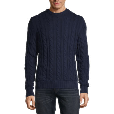 st john's bay cable knit sweater