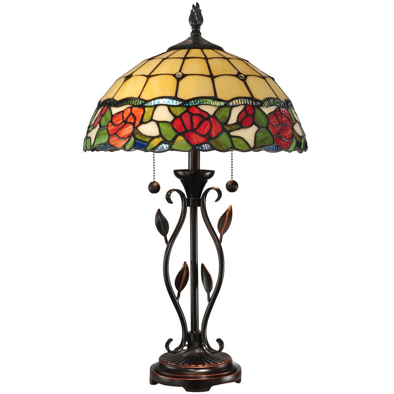 Dale Tiffany Rose Table Lamp