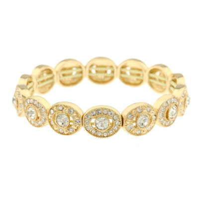 Jewelry Womens White Stretch BraceletJCPenney, Color Clear