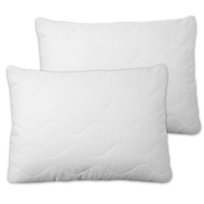 Soft Touch Extra Plush Quilted Pillow Cover With Zipper 2 Pack